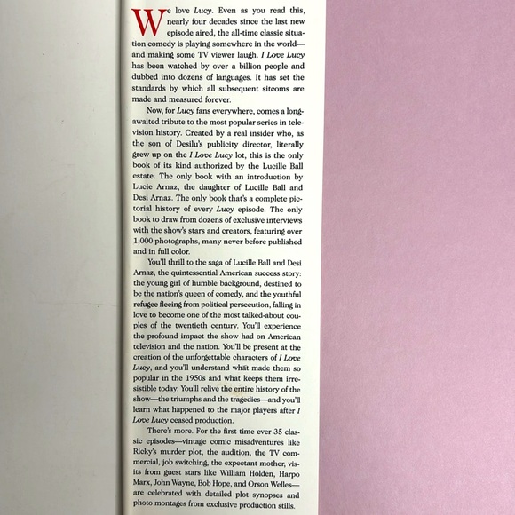 Book | Hardcover Large Book | Complete Picture History Of I LOVE LUCY Collector - Picture 5 of 10
